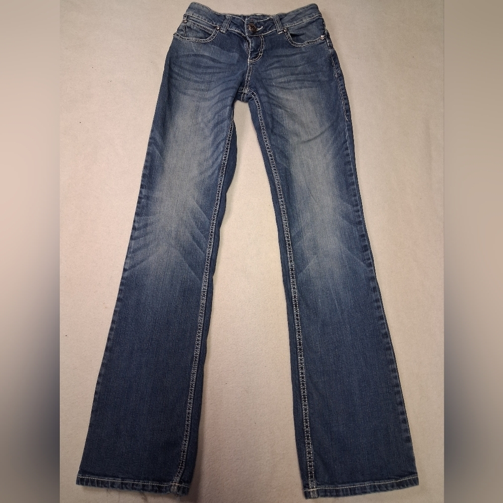 Wrangler Junior Girls Blue Denim Jeans